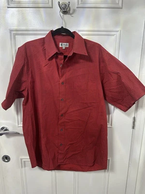 Pringle Of Scotland Checked Shirt, Red Checked, Size Medium New - Image 1 of 4