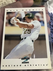 1996 Score Baseball Mark McGwire Card #187 - Picture 1 of 2