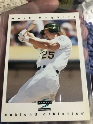 1996 Score Baseball Mark McGwire Card #187 - Image 1 of 2