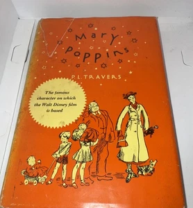1962 Edition  Mary Poppins Book PL Travers Harcourt Brace Hardcover Dust Jacket - Bild 1 von 6