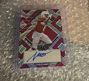 2023 Leaf Metal Draft Xavier Worthy autograph auto 6/15 LONGHORNS - Picture 1 of 2