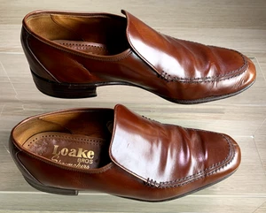 Loacke 'Nelson' Tan Brown Slip On Shoes Loafers - Men's Size 9.5 - Picture 1 of 17