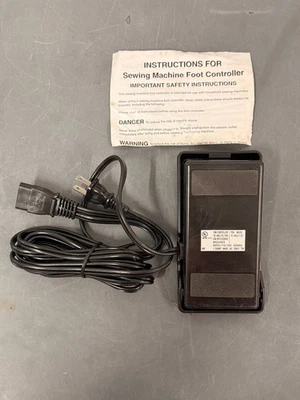 YDK Power 110 V US Sewing Machine Foot Pedal Speed Controller YC-482J-1-EC - Image 1 of 4