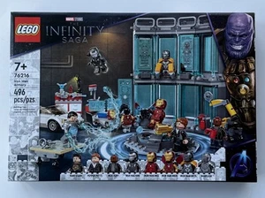 LEGO 76216 Marvel THE INFINITY SAGA IRON MAN ARMORY Neu & Versiegelt - Bild 1 von 6