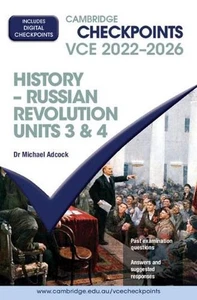 Cambridge Checkpoints VCE Russian Revolution Units 3&4 2022-2026 by Michael Adco - Picture 1 of 1