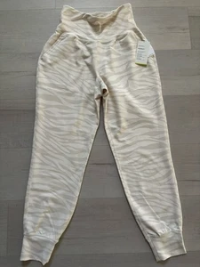 Joggers para mujer Old Navy cintura alta Powersoft Go-Dry crema multicolor nuevos con etiquetas S - Imagen 1 de 3