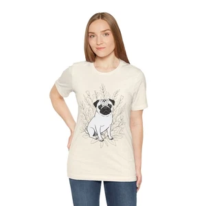 Mops Hundefreunde T-Shirt, Welpenliebhaber T-Shirt, Hundebesitzer Geschenk, Tier Grafik Shirt, - Bild 1 von 46