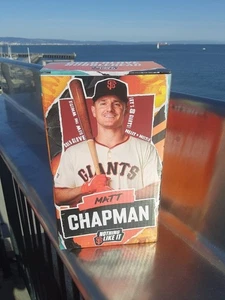 Guante de oro Matt Chapman 2025 de los Gigantes de San Francisco cabeza de bobble 4/5 SGA cabeza de bobble - Imagen 1 de 3