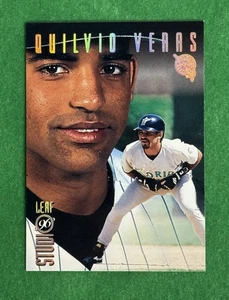 Quivilo Veras 1996 Leaf Studio Gold Press Proof #120 - Marlins # /500 - Picture 1 of 2