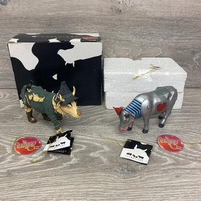 Cow Parade Figurines The Wizard of Oz Tin Man 7242 Scarecrow 7243 Westland Lot - Image 1 of 4