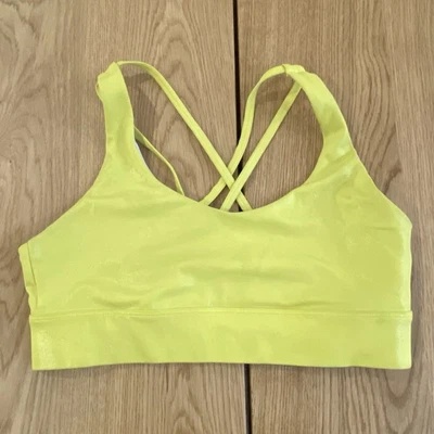 Sujetador deportivo Zyia Active Racerback amarillo verde brillante atletismo grande Foto 1 de 3