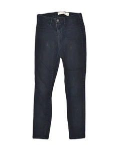 ABERCROMBIE & FITCH Womens Skinny Jeans US 2 Small W26 L29 Navy Blue AJ04 - Picture 1 of 4