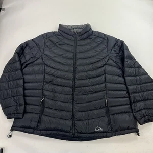 LL Bean Ultralight 850 Down Black Puffer Jacket Size 3X  Downtek Pertex Quantum - Picture 1 of 14