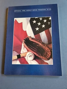 1986 NY Mets vs. Red Sox World Series Program Official MLB National Edition - Picture 1 of 4