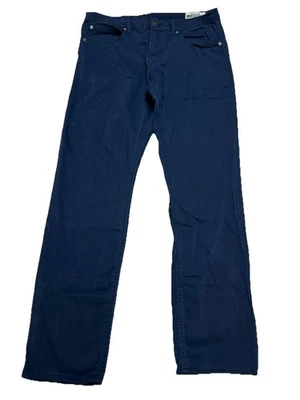 Pantalones Buffalo David Bitton Para Hombre 32x29 Azul Arquero Ajustados Elastizados Denim Cremallera Mosca Foto 1 de 4