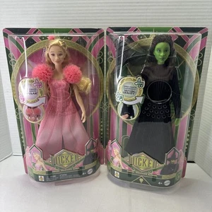 Mattel Wicked Movie Singing Glinda & Elphaba Puppe Set 2 URL Druckfehler - Bild 1 von 11
