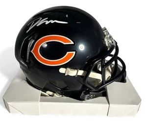 D’Andre Swift Signed Chicago Bears Speed Mini Helmet (JSA) - Picture 1 of 8
