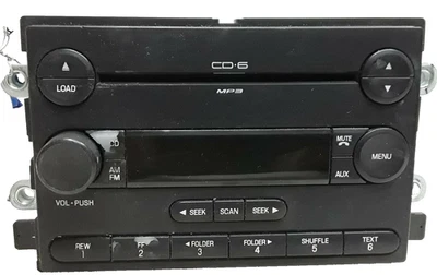 06 2006 Ford Freestyle AM FM 6 disc CD radio receiver OEM 6F9T-18C815-BB - Image 1 of 3