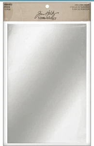 Mirrored Adhesive Sheets (Two) NEW Jim Holtz Idea-ology Craft Scrapbooking Art - Picture 1 of 4