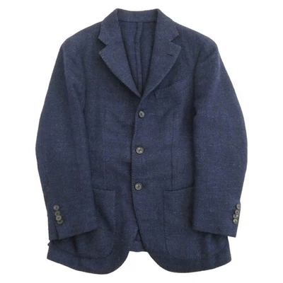 Chaqueta a medida Luigi Borrelli Borelli BA-CI5012 lana 3b azul marino 42 usada LIFE-0 Foto 1 de 4