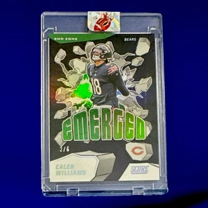 CALEB WILLIAMS - 2025 SCORE - GREEN EMERGENCE - #11 - END ZONE - 2/6 - SSP!! - Bild 1 von 3