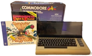 Commodore 64 mit Box, Computermate Platte, Bücher & Kabel | ungetestet | Ist-Zustand - Bild 1 von 15