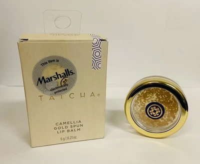 TATCHA CAMELIA Gold Spun Lip Balm Clear Full Size 0.21 FL.OZ. /6 G NIB - Image 1 of 4
