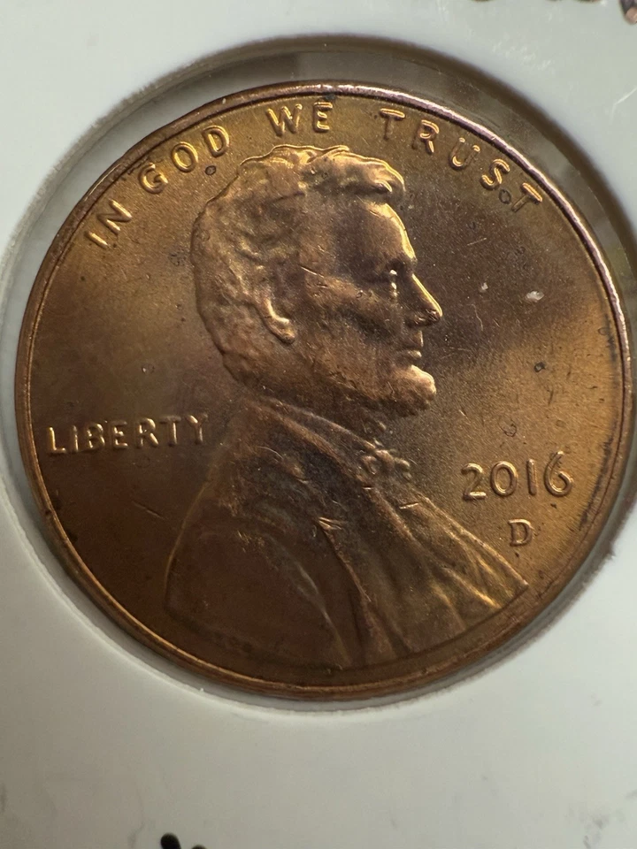 2016 D Lincoln Penny, P637 - Image 1 of 2