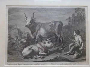 de Colle - 3 Radierungen Hirten - Bild 1 von 3