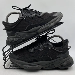 Adidas Ozweego Triple Black Turnschuhe Größe UK 5,5 Damen Fitness Laufen Yoga Chunky - Bild 1 von 8