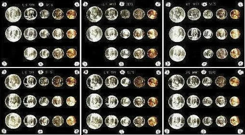 GORGEOUS COLLECTION OF 6 DIFFERENT GEM 1947 to 1953 P,D&S U.S. SILVER MINT SETS! Cover