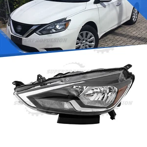 Headlight Headlamp Halogen Driver Side LH Fits 2016 2017 2018 2019 Sentra - Picture 1 of 9