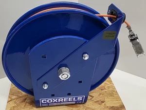 Coxreels SDH-200-1 Static Discharge Hand Crank Reel: 200 Stainless Steel EUC - Picture 1 of 7