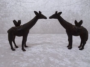 2 x Candelabro Figura Jirafa Diseño Hierro - Vintage - Estilo Antiguo - 13 cm - Imagen 1 de 7