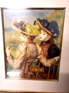 Two Girls Framed Print by Pierre Auguste Renoir - Picture 1 of 7
