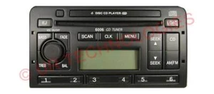 1S4F18C815AD AM/FM CD-6 2002 FOCUS FORD FACTORY RADIO - Picture 1 of 1