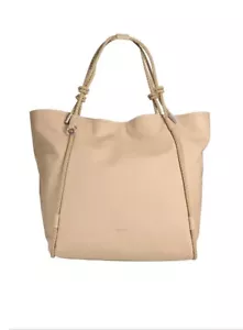 Coccinelle Beige Leather Handbag Tote - Picture 1 of 1