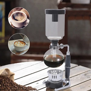 Japanischer Stil Siphon Kaffeemaschine Tee Siphon Kanne Vakuumkaffeemaschine Glasart - Bild 1 von 12