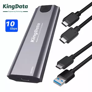 M.2 NVMe PCI-E SSD auf USB 3.1 Typ-C Gehäuse Gehäuse Konverter Adapter UASP Verkleidung - Bild 1 von 12