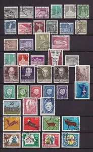 AM0128) Berlin Lot used incl. 140-154, 182-186 and many good stamps, 2 pictures - Picture 1 of 2