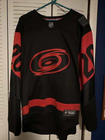 Carolina Hurricanes Sebastian Aho 2023 Stadium Series Jersey Size XL Fanatics Cover