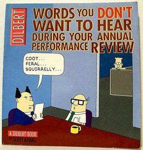 DILBERT "WORDS YOU DON'T WANT TO HEAR..." by SCOTT ADAMS (Softcover, B&W, 2003) - Picture 1 of 2