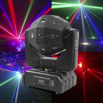 RGBW 4-in-1 Moving Head Light LED Stage Lighting DMX DJ Disco Lights Led Display - Image 1 of 4