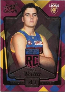 2018 Select Legacy Rookie (RC41) Toby WOOLLER Brisbane 114/250 - Picture 1 of 1