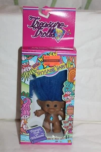 Vintage Treasure Troll Puppe Wishstone & Blue Hair Ace Neuheit neu fabrikversiegelt - Bild 1 von 3