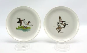Vintage Roland Clark Duck 7" Hand Colored Plates Deland Studios Setauket LI NY - Picture 1 of 2