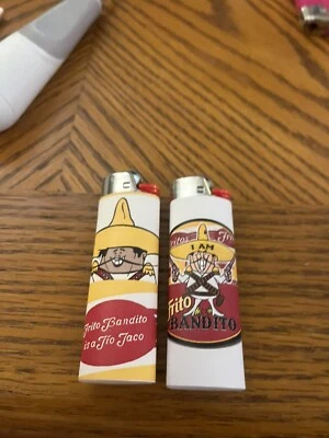 1 Bic Lighter Fritos Frito Bandito  Vintage Lighter Great Gifts! - Image 1 of 4
