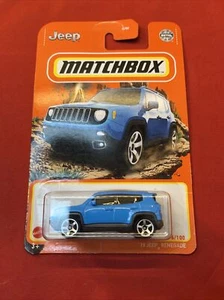 2022 Matchbox #6 '19 Jeep® Renegade SIERRA BLUE | - Picture 1 of 2