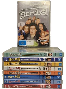 Scrubs Complete DVD Series Set S1–9 Region 4 PAL Medical Comedy TV Show - Picture 1 of 7