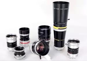 KERN VARIO SWITAR RX PRESET MACRO 5 LENS PRIMES SET C MOUNT - Picture 1 of 6